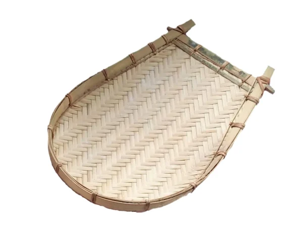 Kula, Puja samagri Keeper Tray Made of Bamboo and Cane - Image 2