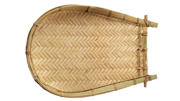 Kula, Puja samagri Keeper Tray Made of Bamboo and Cane