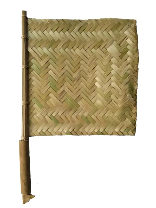 Hand Fan/Pakha/Pankha/air Blower/Bamboo Made Handicraft Fan with Handle. (Square Pakha)
